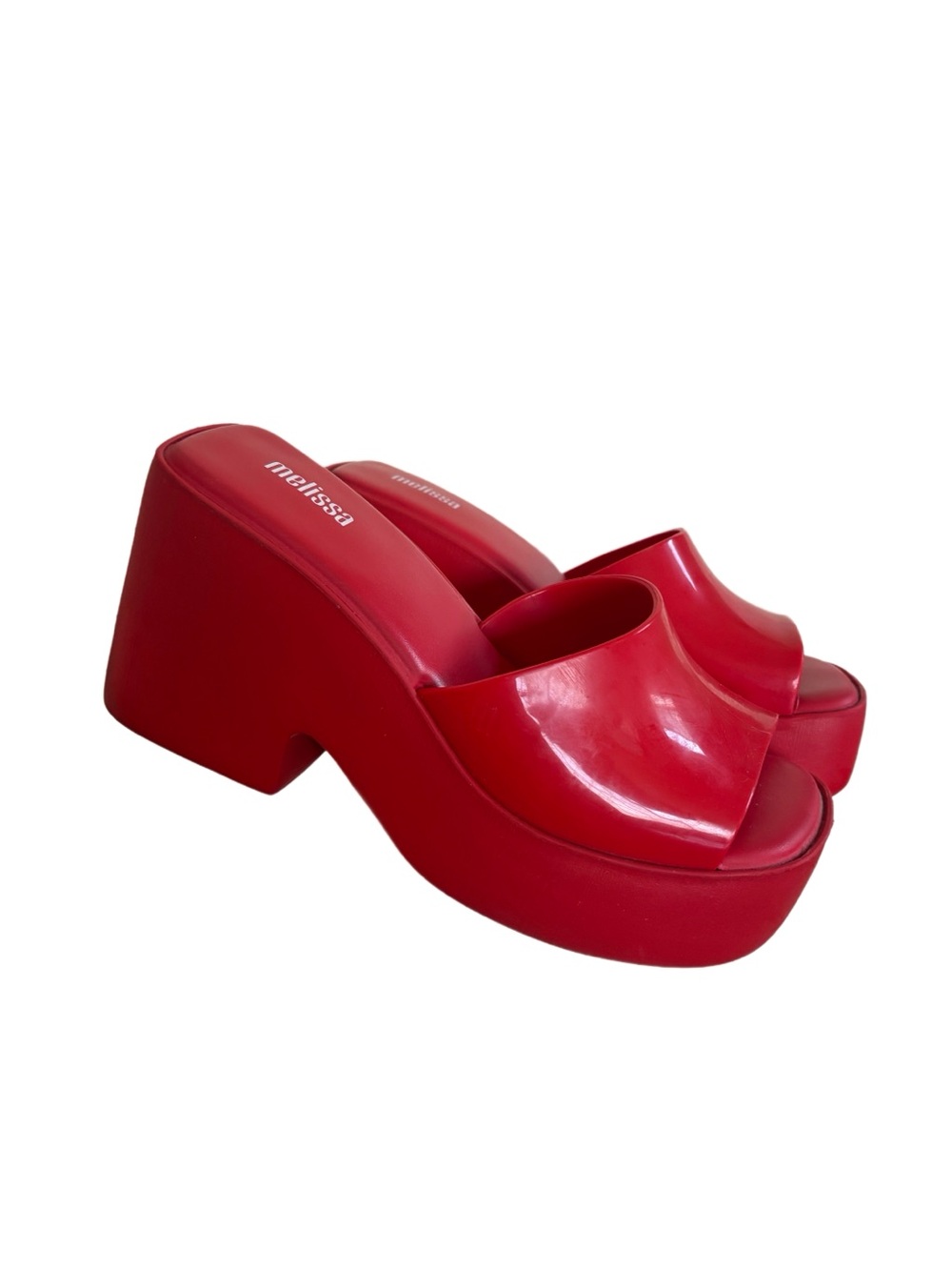 Melissa Posh Jelly Platform Slide Sandals